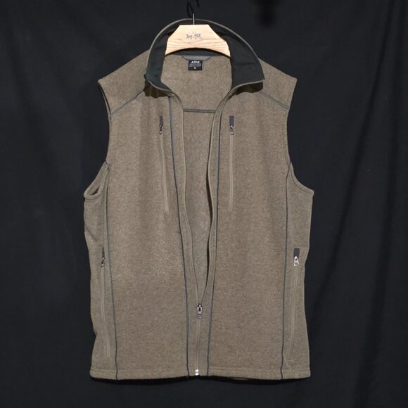 Kuhl #3110 Men's Interceptr Fleece Full Zip Vest - Beige - Sz XL* - Picture 4 of 7